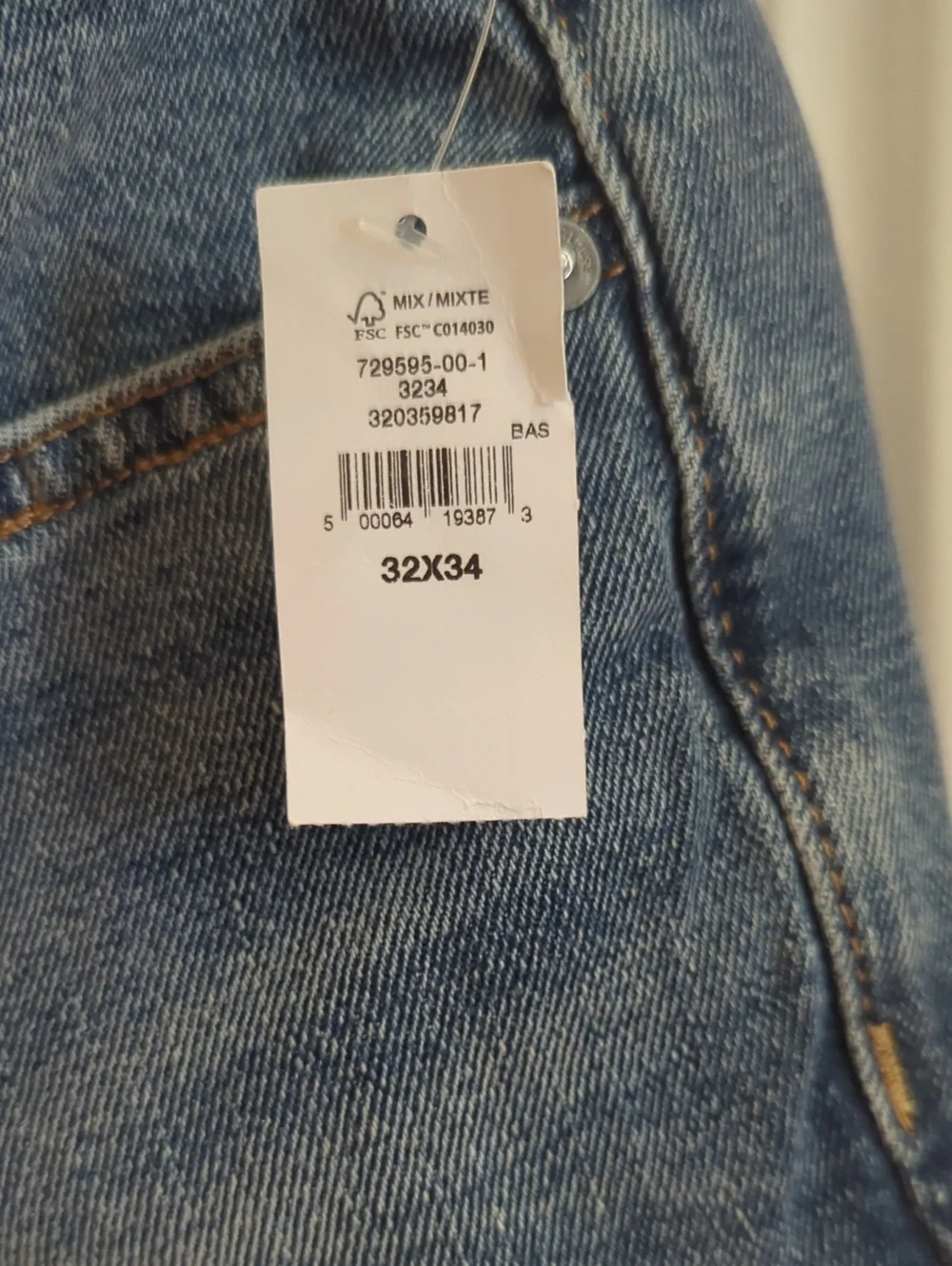 Gap Slim Jeans Men's Waist 32 Blue NWT